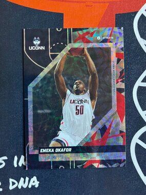 2023-24 ONIT UConn Emeka Okafor Holo Silver #44 NIL Card